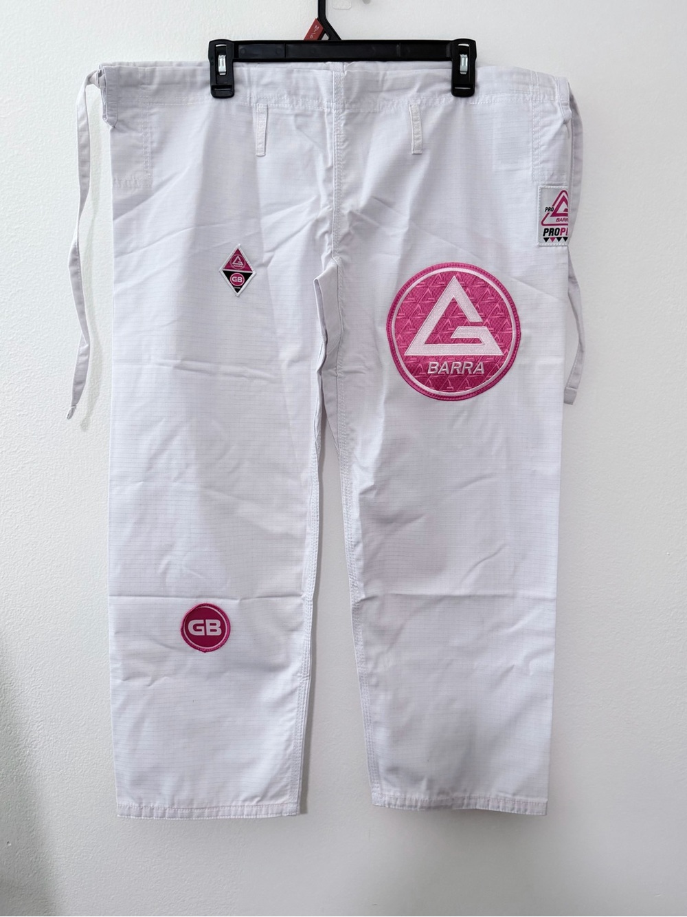 NEW Storm Kimonos Equipe GB F2 White Pink BJJ Gi Pants Gracie Barra Women